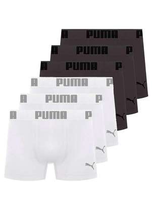 Kit com 6 Cuecas Boxer Puma 14100-001 - PUMA