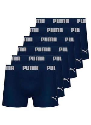 Kit com 6 Cuecas Boxer Puma 14100-001 - PUMA