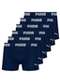 Puma - Kit com 6 Cuecas Boxer Puma 14100-001 Branco - variação: Marinho