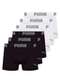 Puma - Kit com 6 Cuecas Boxer Puma 14100-001 Branco - variação: Preto-Branco