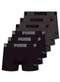 Puma - Kit com 6 Cuecas Boxer Puma 14100-001 Branco - variação: Preto-Chumbo