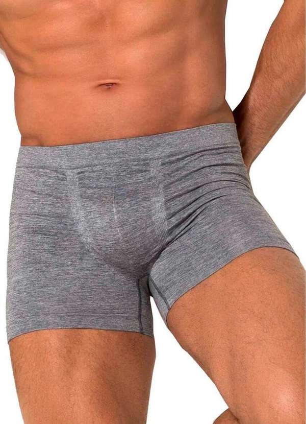 Trifil - Kit com 6 Cuecas Boxer Trifil 4620 Preto-Mescla 3