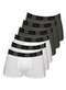 Zorba - Kit com 6 Cuecas Boxer Zorba 717 Branco - variação: Branco-Chumbo