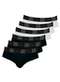 Zorba - Kit com 6 Cuecas Slip Zorba 716 Preto-Branco - variação: Preto-Branco