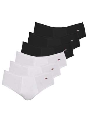 Kit com 6 Cuecas Slip Zorba com Abertura 172 Plus Size - ZORBA