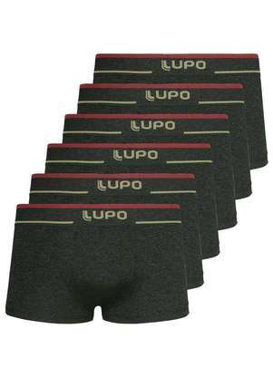 Kit com 6 Cuecas Sunga Lupo 526-001 - LUPO