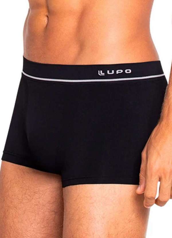 Lupo - Kit com 6 Cuecas Sunga Lupo 676-002 Preto 2