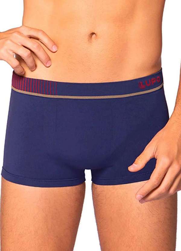 Lupo - Kit com 6 Cuecas Sunga Lupo 676-003 Branco-Marinho 3