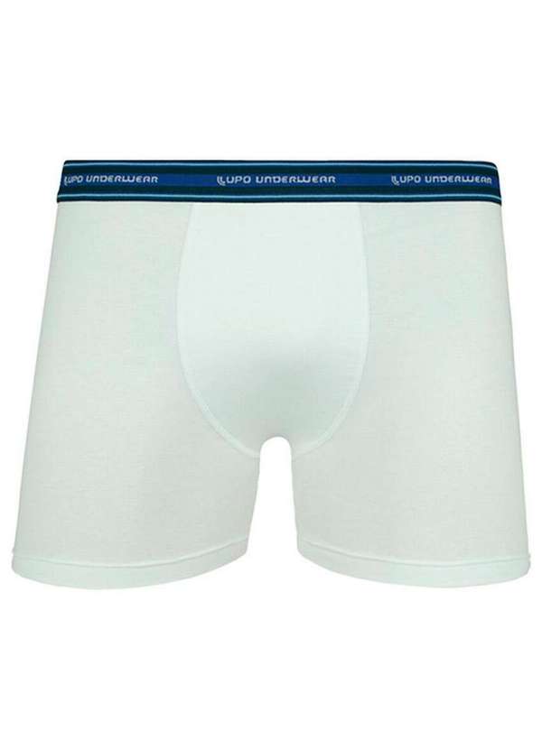 Lupo - Kit com 8 Cuecas Boxer Lupo 523-088 Branco-Marinho 2
