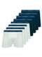 Lupo - Kit com 8 Cuecas Boxer Lupo 523-088 Mescla-Preto - variação: Branco-Marinho