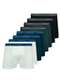 Lupo - Kit com 8 Cuecas Boxer Lupo 523-088 Mescla-Preto - variação: Branco-Marinho-Chumbo-Preto