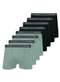 Lupo - Kit com 8 Cuecas Boxer Lupo 523-088 Mescla-Preto - variação: Mescla-Preto