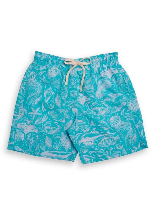 Mash - Shorts Masculino Praia Mash 611.44 Vd10-Verde-Agua 2