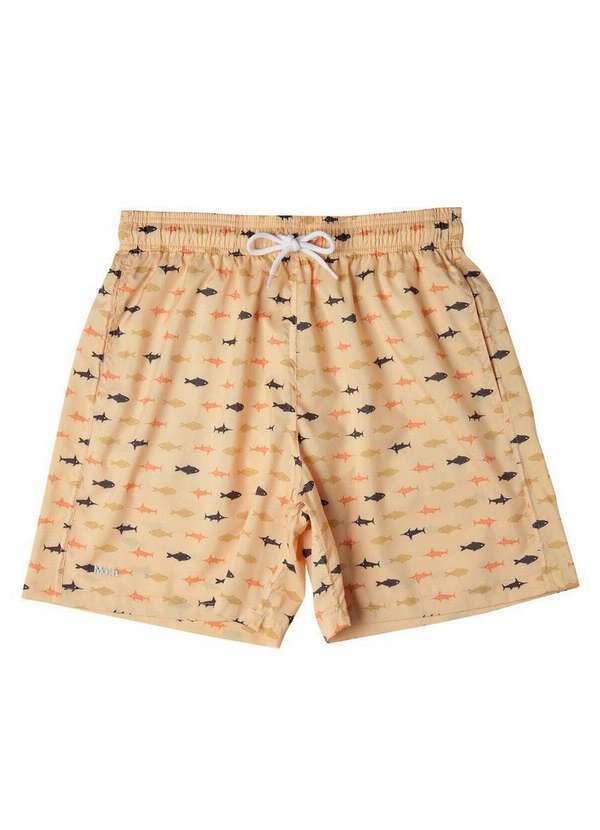 Mash - Shorts Masculino Praia Mash 613.56 Am00-Amarelo-Claro