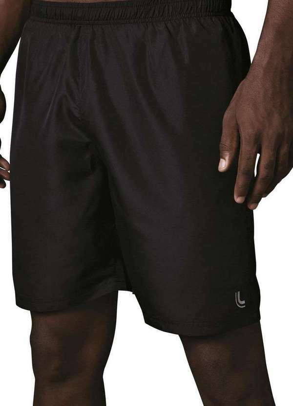 Lupo - Shorts Masculino Running Lupo 76422-001 9990-Preto