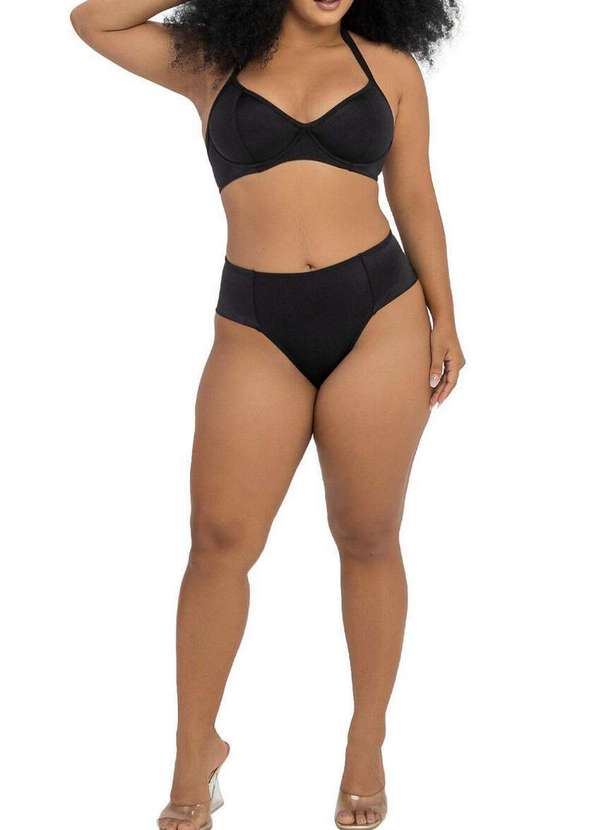 Banho de Mar - Biquíni Banho de Mar 621.215 Plus Size 012-Preto 3