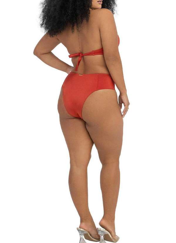 Banho de Mar Biquíni Banho de Mar Plus Size 328-Terra