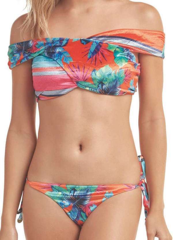 New Beach - Biquíni New Beach 837135 C2337/C2340-Neon/Stripes