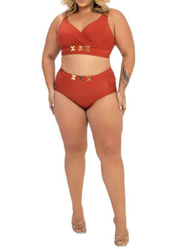 Banho de Mar - Top Banho de Mar 617.131 Plus Size 328-Terra 3