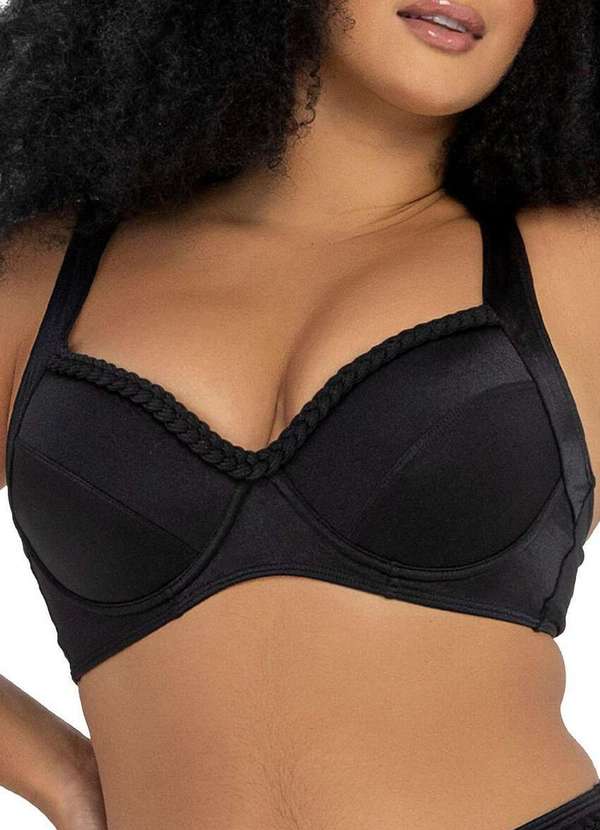 Banho de Mar - Top Banho de Mar 621.122 Plus Size 012-Preto