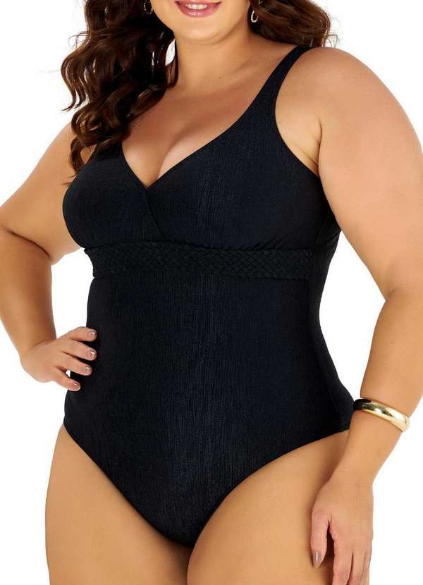Banho de Mar - Maiô Banho de Mar 617.581 Plus Size 012-Preto 3