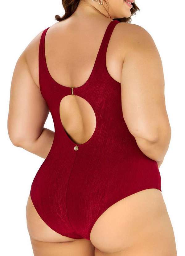 Banho de Mar - Maiô Banho de Mar 617.581 Plus Size 959-Hibisco 2