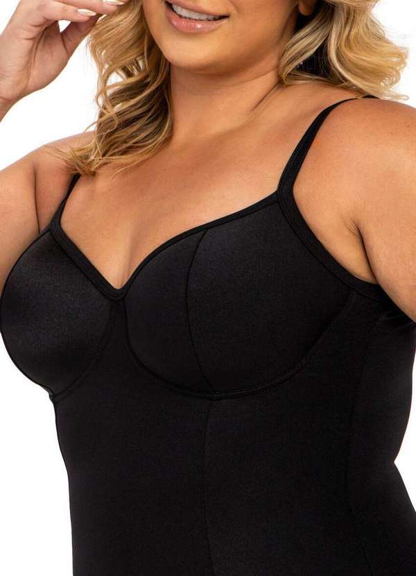 Banho de Mar - Maiô Banho de Mar 621.517 Plus Size 012-Preto 3