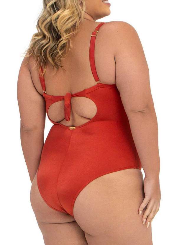 Banho de Mar - Maiô Banho de Mar 621.517 Plus Size 328-Terra 2