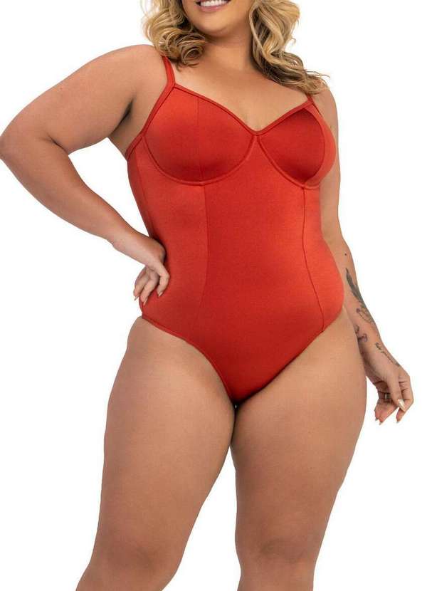 Banho de Mar - Maiô Banho de Mar 621.517 Plus Size 328-Terra 3