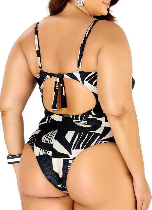 Banho de Mar - Maiô Banho de Mar 623.526 1006-Calcário-Abstrato 2