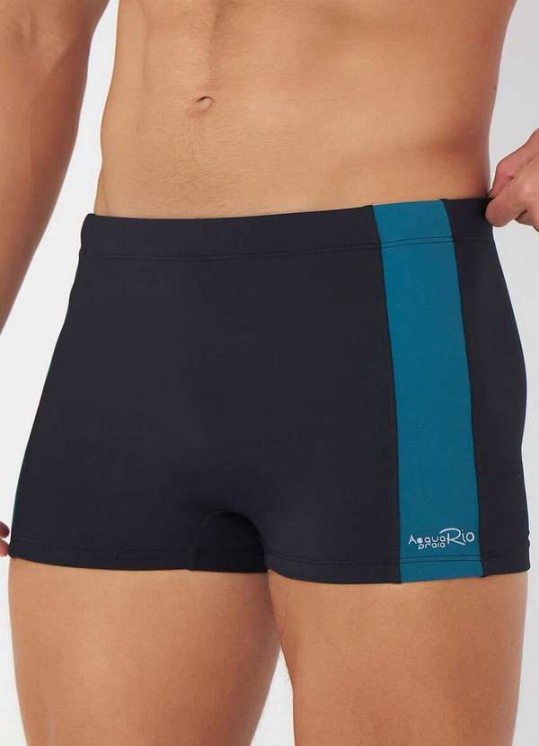 Acqua Rio - Sunga Praia Acqua Rio 680.402 309-Preto-Petróleo