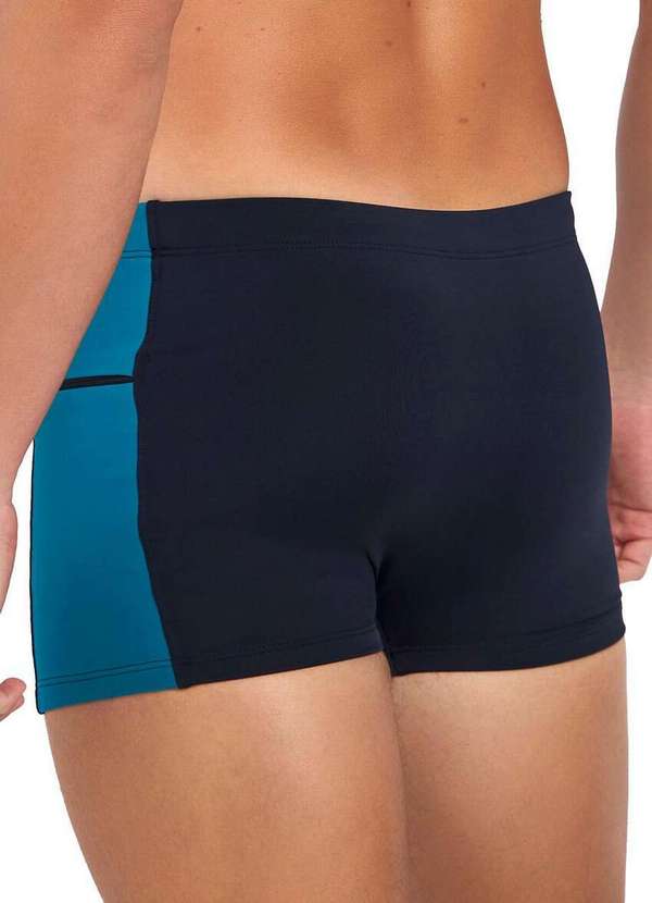 Acqua Rio - Sunga Praia Acqua Rio 680.415 926-Preto-Verde-Petróleo 2