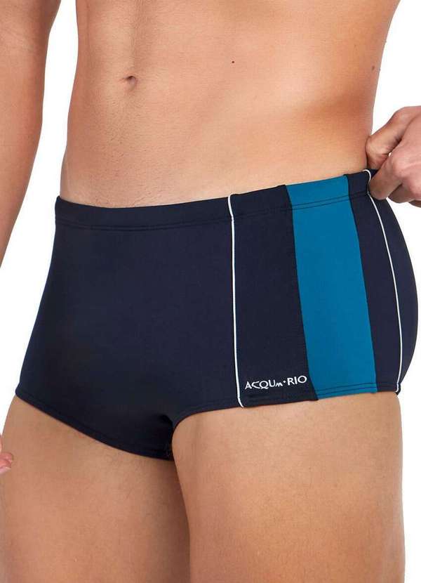 Acqua Rio - Sunga Praia Acqua Rio 680.419 926-Preto-Verde-Petróleo 4