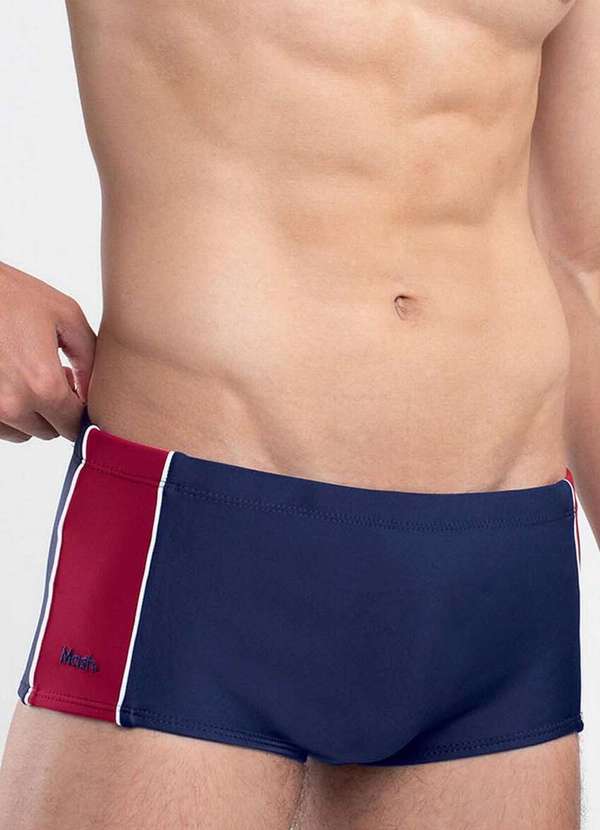 Mash - Sunga Praia Mash 303.41 Az08-Azul-Marinho