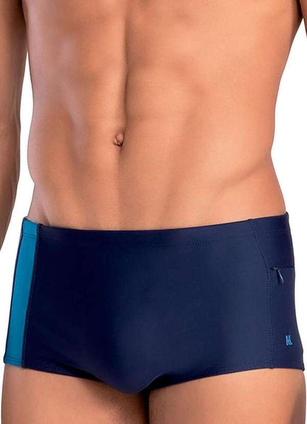 Mash - Sunga Praia Mash 303.60 Az08-Azul-Marinho