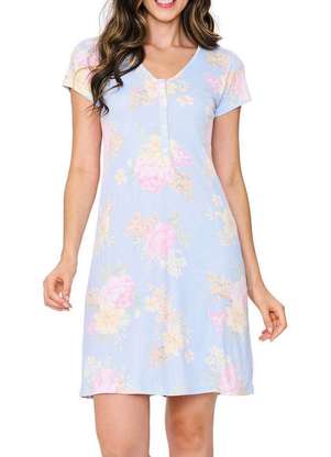 Camisola Feminina Curta com Abertura Podiun 256018 - PODIUN