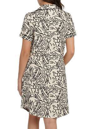 Camisola Feminina Curta com Abertura Podiun 256136 - PODIUN