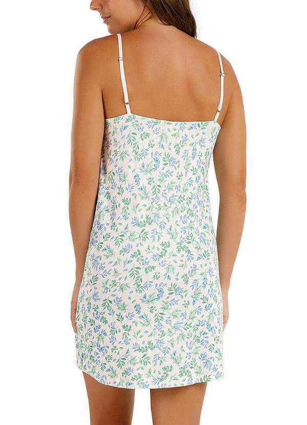 Cor com Amor - Camisola Feminina Curta Cor com Amor 2010505 Floral 2