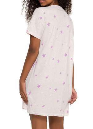 Camisola Feminina Curta Espaço Pijama 4010225 - ESPAÇO PIJAMA