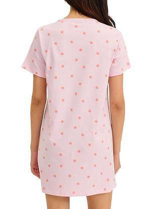 Camisola Feminina Curta Espaço Pijama 4010365 - ESPAÇO PIJAMA