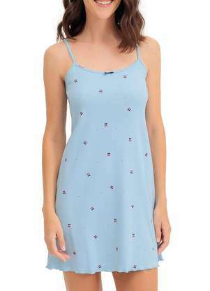 Camisola Feminina Curta Espaço Pijama 4010419 - ESPAÇO PIJAMA