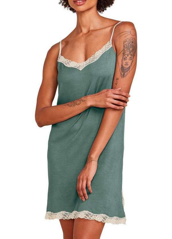 Hope - Camisola Feminina Curta Hope 0l111650 Vbt-Verde-Botânico