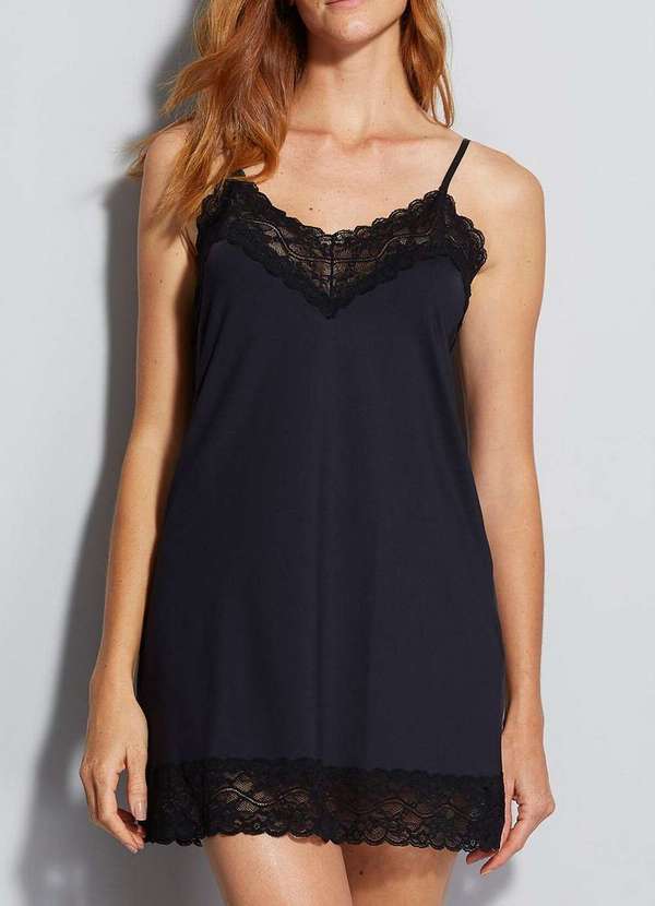Hope - Camisola Feminina Curta Hope L11550 Pt0-Preto