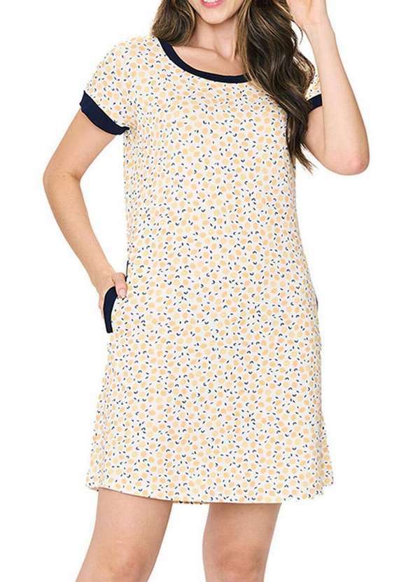 Podiun - Camisola Feminina Curta Podiun 256096 345-Lima-Limão