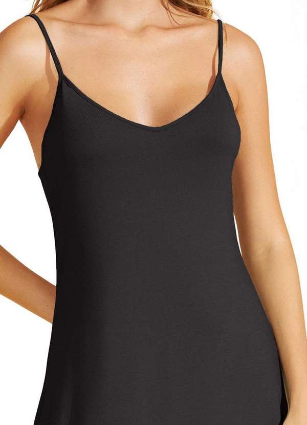 Recco - Camisola Feminina Curta Recco 17947 10-Preto 3