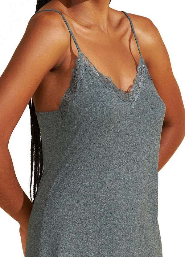 Recco - Camisola Feminina Curta Recco 17948 19301-Mescla-Verde-Veneza 3