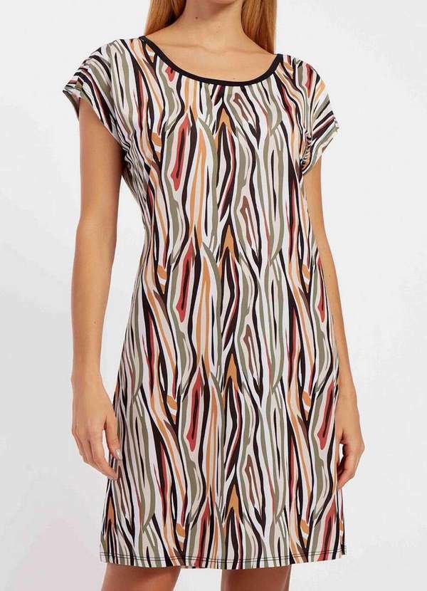 Recco - Camisola Feminina Curta Recco 20603 Preto-C-Est-Wild