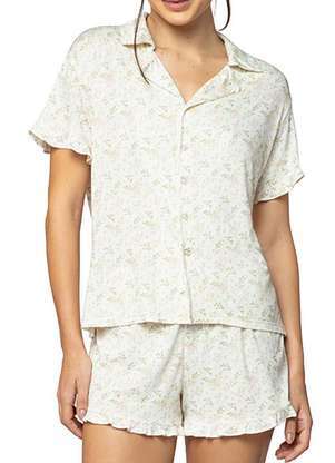 Pijama Feminino Curto com Abertura Lupo 24622-001 - LUPO