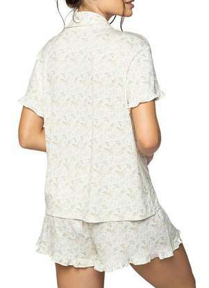 Pijama Feminino Curto com Abertura Lupo 24622-001 - LUPO