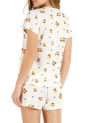 Pijama Feminino Curto Cor com Amor 2010441 - COR COM AMOR